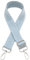 Blausky Verstellbarer Taschengurt 75-130cm,Ersatz Schultergurt,3.8cm Breit Taschengurte,Taschenriemen Schulterriemen DIY Taschenband Zubehör für Handtaschen Umhängetaschen,Hellblau+Silber