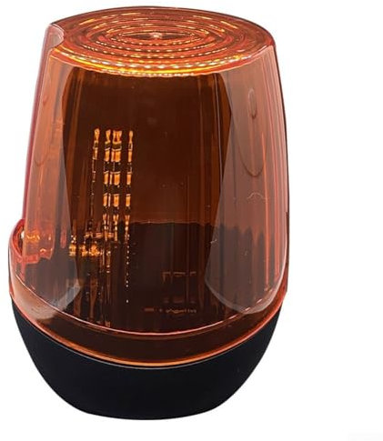 LED Warnleuchte Garagentor Signalleuchte Mit Antenne 12-265V AC/DC IP54 Wasserdicht Blinkleuchte Für Schiebetor Drehtor Ausfahrt Einfahrt Warnsignalleuchte Mit Befestigungshalterung