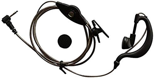P Prettyia Profesional Auriculares con Micrófono 2.5mm Jack para Walkie Talkie de Motorola Cobra