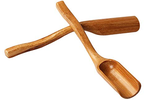 Jingyuu Cuillère Thé en Bambou Bois Petite Japonais Thé Cuillère à thé Matcha Professionel Outil pour Sel Sucre Condiment Thé Matcha Cadeau