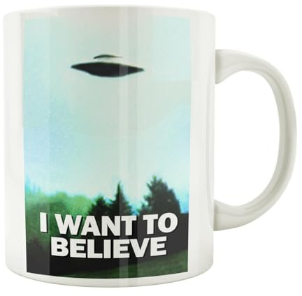 Artist Deluxe Tasse Mug Polymere Incassable 340ML UFO OVNI - I want to believe
