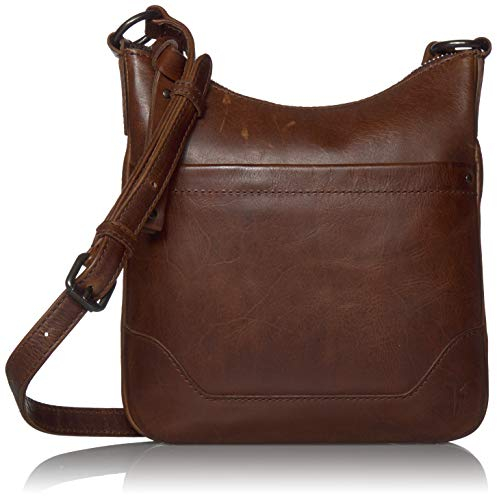 FRYE Damen Melissa Swing Pack Zip Crossbody Bag Cross-Body, Dunkelbraun