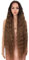 Style Icon Perücke Lace Front Wigs 41 Inches Super Long Curly Wavy Wigs Synthetic Wig 6 inches Deeper Middle Part Wig with Baby Hair 150% Density (41 Inch, TT6/30W)