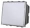 Pulsante Targa Portanome Campanello, Compatibile Con Bticino Living Light, Ocuppa 2 Posti Moduli (Nero)