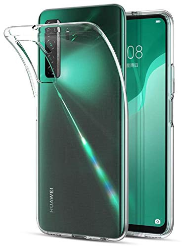 Verco Coque de protection fine en silicone transparent pour Huawei P40 Lite 5G