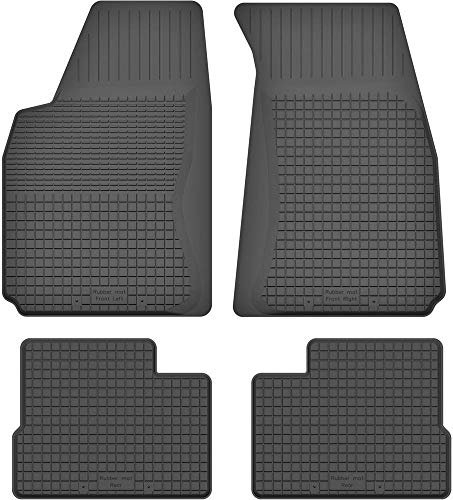 Fußmatten Vorne, Hinten 4er Set für Peugeot 106 1991-2004 1 2 Van Gummi Gumimatten