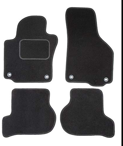 Fußmatten mit Clips 4er Set für VW Golf 5 MK5 2003-2008 Variant Plus Velours Automatten