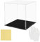 Belle Vous Transparenter Acryl Vitrine - 15 x 15 x 15cm Große Acryl Boxen zum Ausstellen - Staubdichte Schaukasten Vitrine für Action Figuren und Sammlerstücke - Plexiglas Vitrine - Schaukasten Acryl