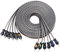 RECOIL Cable de audio RCA de 6 canales, cobre libre de oxígeno RCI617 99,99%, 17 pies, par trenzado con reducción de ruido