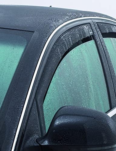Vordere Windabweiser (1 Set) für die Fahrer und Beifahrerseite-CLS003P0098D passend für Audi A1 SPORTBACK FLH, TYP GB, 5-Door, 2019- Dunkles Material