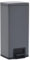 vidaXL Stainless Steel Dustbin with Pedal, Anti-fingerprint, Grey, 30L Capacity, With Removable Inner Bucket and Soft-Closing Feature