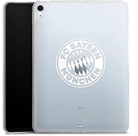 DeinDesign Silikon Hülle kompatibel mit Apple iPad Air 2020 (2020) Case Tablet Hülle FC Bayern München Wappen FCB