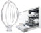 Frusta in acciaio inox 5K5A2WW per robot da cucina KitchenAid HEAVY DUTY/PROFESSIONAL