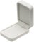 POKOFO Classic Velvet Necklace Pendant Box Jewelry Gift Boxes (White)