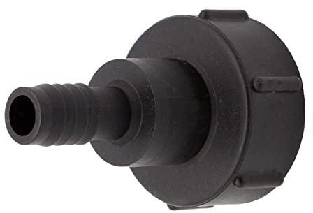 VARIOSAN IBC Schlauchtülle 15914, 3/4, S60x6, Kunststoff, schwarz