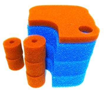 Steppan Ersatz Filterschwämme (3 x Blau 1 x Rot Plus 5 x Rund Rot) passend für Oase Biomaster 350 und 350 Thermo