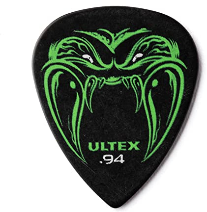 JIM DUNLOP Hetfield's PH112R94 Gitarrenplektren, 0,94 mm, Schwarz, 24 Stück