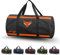 Mytra Fusion Sporttasche - trainingstasche mit verstellbarem Schultergurt Sporttasche Herren & Damen Travel, Weekend, Sports Bag (Black/Orange)