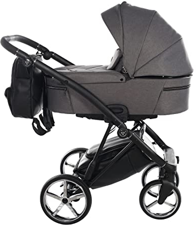 Original Junama Air v2 Modulare Systeme Kombination 3in1 Exklusive Prams (02 Graphit)