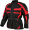 Bangla Herren Motorradjacke Motorrad Jacke mit herausnehmbaren Protektoren in Ellbogen, Schulter und Rücken in rot M