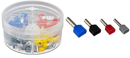 Knipex Sortimentsboxen mit isolierten Aderendhülsen 97 99 907 & Sortimentsboxen mit Twin-Aderendhülsen 97 99 908