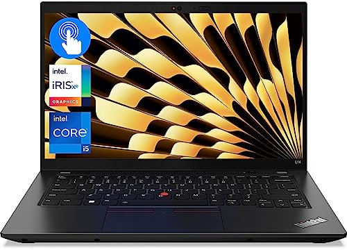 Lenovo ThinkPad L14 Business Laptop, Display touchscreen FHD da 14 pollici, Intel Core i5-1135G7, memoria SSD da 1 TB, memoria 16 GB, Bluetooth e Wi-Fi 6, Thunderbolt 4, HDMI, Windows 11 Pro