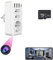 Cámara oculta, cámara de enchufe de la UE con 3 interfaz USB y puerto tipo C, Firstoy HD WiFi adaptador de la UE cámara de enchufe con visión nocturna y función de visión remota, vigilancia para
