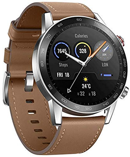 Honor Magicwatch 2 Cinturino In Pelle, Marrone, 46 Mm (Ricondizionato)