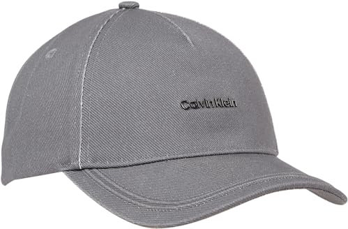 Calvin Klein Uomo Cappellino Cappellino da Baseball, Grigio (Iron Gate), Taglia Unica