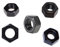 Sechskantmuttern DIN 934 Schwarz Edelstahl M3 M4 M5 M6 M8 M10 M12 SCHWARZE Muttern (25, M 4)