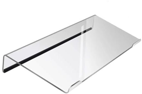 BEALIFE Tragbarer und einfach zu montierender Acryl Tastaturhalter für Gaming Computer. Tastaturhalter zum Anheben der Tastatur Riser für Gaming. rutschfest