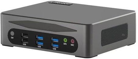 STRHIGP Mini PC i5-1340P(fino a 4,60GHz), 13th Gen Mini PC Gaming 16GB DDR5 1TB SSD, Win 11 Pro Micro Desktop Computer USB4.0, 8K Triple Display, Dual 2.5G RJ45 LAN, 6USB3.2, WiFi6, BT5.2