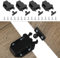 4 Stück Türriegel mit Touch-Entriegelung Push to Catch Schloss Schrauben Berührungsloser Riegel Vorreiber Push to Open Türöffner Drucktüröffner für Schrank und Schublade Küchentür Kleiderschrank