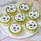 Blumomon 40Pcs Edible Sports Cupcake Toppers - Football & Boy/Girl Themed Decorations for Birthday, Baby Shower & Party