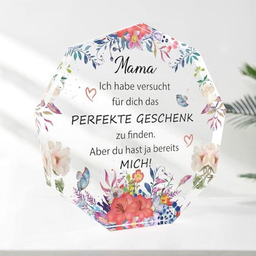 Adventskalender Füllung Mutter Geschenk Muttertagsgeschenk Weihnachten Akryl-Dekorationen Geschenke für Mama Beste Mama Geschenk Mutter Tochter Geschenke für Eltern Ostergeschenk Valentinstagsgeschenk
