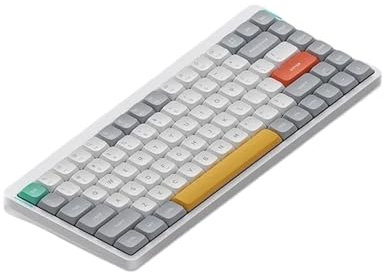 TRyYCB Low Profile 75 Percent Custom Mechanical Keyboard With Bluetooth And 2.4G Wireless Switches RGB Compatible Design(White)