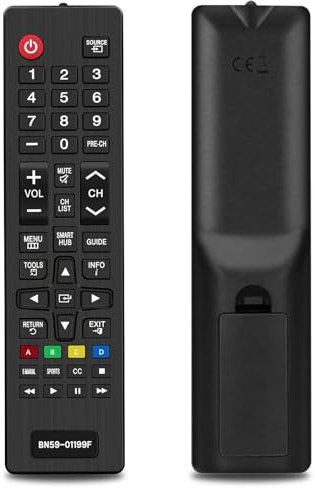 Momowin 2 pcs Mando Universal TV Samsung,Mando TV Smart, fácil instalación, sin programación, Apto para la mayoría de televisores Samsung