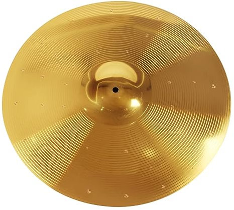 DECHOUS Piatti Professionali Per Batteria Jazz in Lega Di Ottone Da 8 Pollici, Set Di Piatti Per Batteria Montaggio Facile, Accessorio Per Strumento Musicale Adatto a Performance Rock, Pop e Jazz