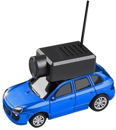 Kaoliscious Mini RC Car with HD FPV Camera, 1/64 Scale APP-Controlled Fully Proportional FPV Remote Control Racing Car with Gyro Stabilizer and LED Lights, Gifts for Vehicle Lover