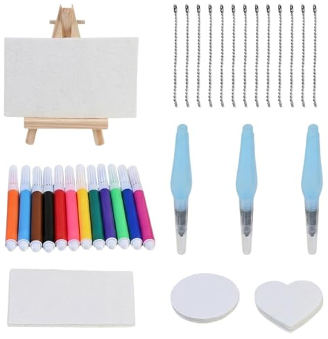 Kaiyzo Kit de Pintura con Textura de Espuma 42 Piezas - Magic Puffy Paint para Niños, Papel de Pintura con Textura de Espuma 3D y 12 Marcadores de Acrílico