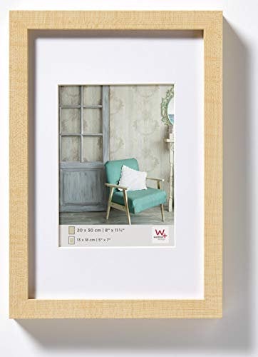 walther design Bilderrahmen natur 30 x 45 cm Echtglas Stockholm EA045H