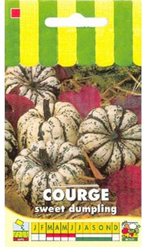 Sachet de graines de Courge Sweet Dumpling/Patidou - 3 g - légume fruit - LES GRAINES BOCQUET
