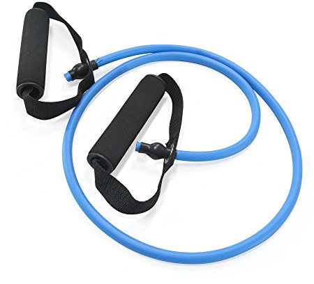 ZSHJG Fitness Sport Zugseil Expander Widerstands Training Yoga Training Band Tube Multi - Funktion Zugseil (Blau)