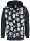 Rick and Morty Faces Kapuzenjacke schwarz XL