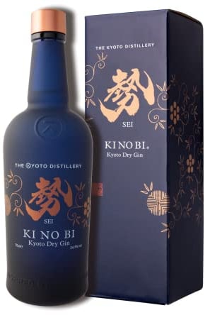 KI NO BI SEI Kyoto Dry Gin – Japanischer Gin mit einem fruchtig-würzigen Ausklang – Inklusive Geschenkverpackung – 1 x 0,7 l