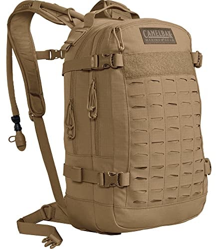 Camelbak HAWG Taktischer Rucksack Trinkrucksack 23L mit Mil Spec Crux 3L Kojote