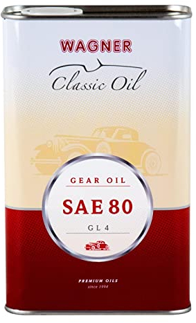 WAGNER SPEZIALSCHMIERSTOFFE Getriebeöl SAE 80 GL 4 Oldtimer-Getriebeöl 1 L Liter