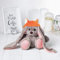 GMMH Plüschtier Stofftier Hase Bär Teddybär Fuchs, 20 cm Hoch (Hase mit Hut), Osterhase Kuscheltier Plüsch Plüschtiere Kuscheltiere