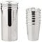 EDZARD 6er Set Schnapsbecher Moya (2 cl) versilberter kurzer Becher inkl. Box - Shotgläser, Schnapsgläser Set, Schnapsbecher - Silberbecher für Schnaps, Likör, Obstler, Ouzo