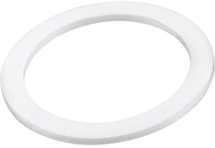 Sourcing map 10er Pack PTFE Flachdichtung 43mm ä.D. 33mm i.D. 2mm dick weiß